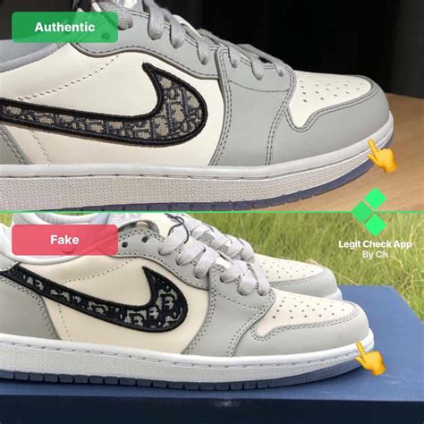 jordan 1 dior low fake